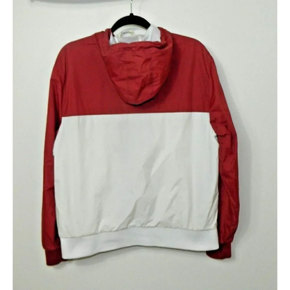 Campus Drive USC Trojans Jacket Size  Medium Burgundy White‎ Vintage Full Zip